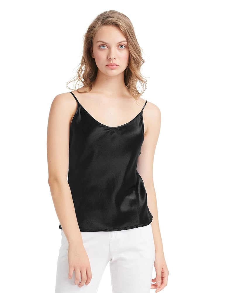 LilySilk Womens Silk Camisole 100% 19MM Mulberry Silk Basic